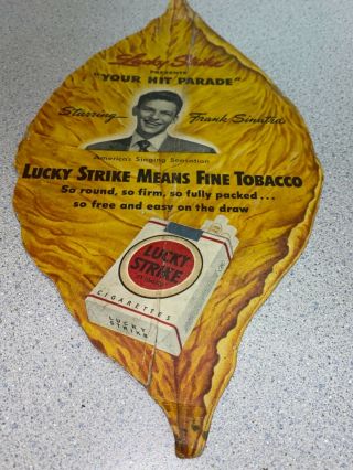 Rare Frank Sinatra LUCKY STRIKE Tobacco Leaf FAN Club Member Card 3