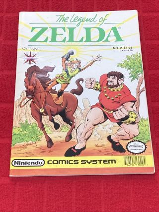 Vintage 1990 “the Legend Of Zelda” 2 - Comics System - Valiant