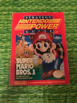 Nintendo Power Strategy Guide Mario Bros 3 - 84 Page Paperback Book