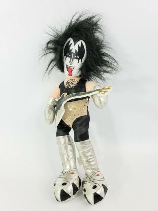 Vintage Kiss Gene Simmons Large 12” Plush Doll W/tag Toy 2002 Euc