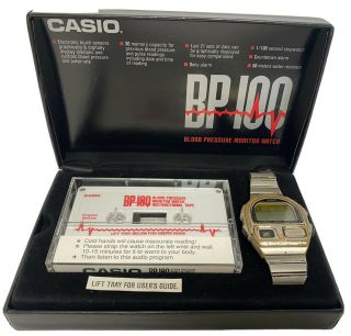 Rare Vintage Casio BP 100 Blood Pressure Monitor Watch Repair 2