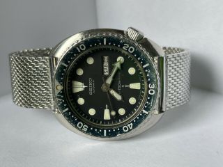 Vintage Seiko Turtle 6309 7049 Diver Automatic Watch