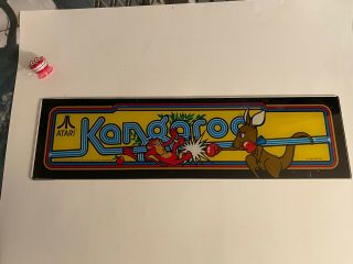 1982 Atari Kangaroo Arcade Marquee - Very - Rare
