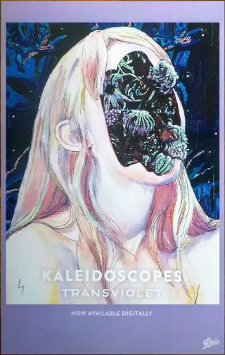 Transviolet Kaleidoscopes Ltd Ed Rare Poster,  Bonus Indie Pop Dance Poster