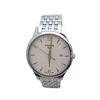 Tissot Tradition Silver Dial Stainless Steel Mens Watch T0636101103700