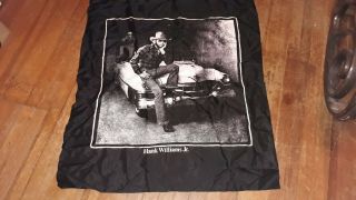 1980s Hank Williams Jr Habits Old And Wall Tapestry 46”x40”