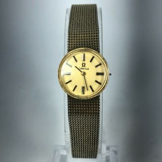 Vintage Omega 14k Gold Filled Cocktail Watch Mechanical Wind Up