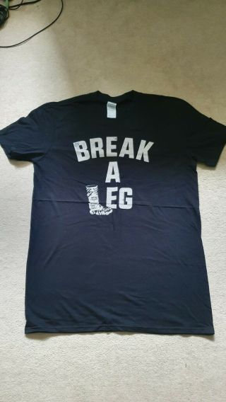 Foo Fighters Broken Leg Tour Shirt Size M Medium Scotland Edinburgh Murrayfield