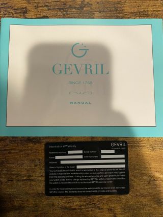 Gevril 3122B Men ' s Seacloud Swiss Automatic Diver Limited Edition,  card 5