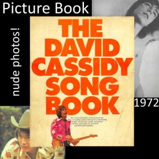 1972 The David Cassidy Song Book Biog & Photos (, Music & Lyrics For 16 Songs)