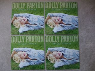 Dolly Parton 4 Promo Album Cover Slicks For Halos & Horns 2001 Sugar Hill