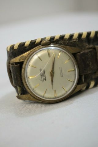 Vintage Longreene 41 Jewels Shock Proof Waterproof Wristwatch Mens - A6 2