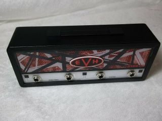 Evh Van Halen Amp Jack Rack Fender 5150 Head Key Chain Guitar Holder Red Set