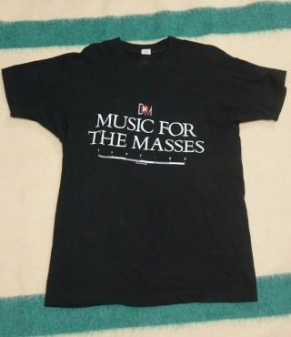 Vintage 87 Depeche Mode T Shirt Music For The Masses Screen Stars Single Stitch