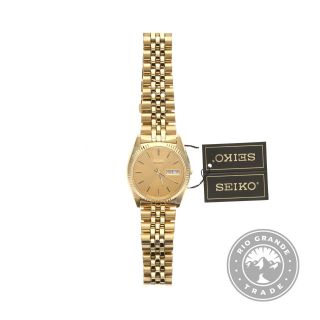 Nob Seiko Sgf206 Men`s Dress Watch In Gold Stainless Steel With Clasp Closure