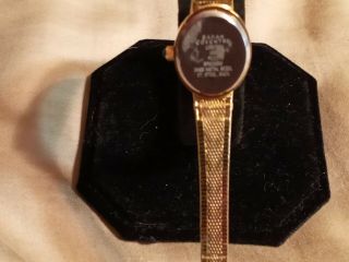 Sarah Coventry Supreme Diamond Gold Tone Analog Ladies Watch (168) 2