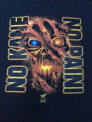 Vintage WWF Kane T Shirt 1998 XL WWE WCW Undertaker Attitude Era Wrestling 3
