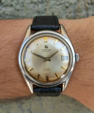 Vintage Certina Ds Automatic Cal 25 - 651 Ref 346825 Swiss Made Mens Watch