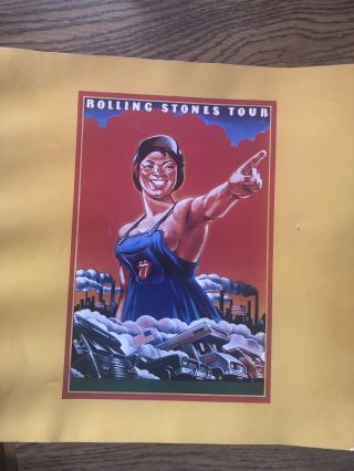 Rolling Stones 1978 Some Girls U.  S.  Tour Concert Program Book