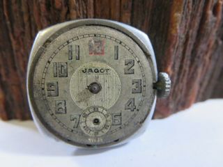 Vintage 1910s Jagot Military Trench Watch Swiss Made Running Repair Kca2