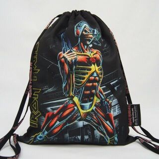 Official Licensed Gymsack Iron Maiden Wa Sport Bag Somewhere In Time Eddie