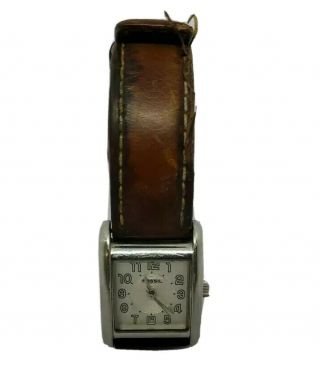 Ladies Fossil F2 Analog Watch With Brown Leather Band