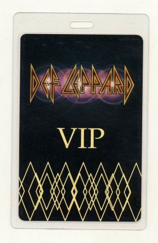 Def Leppard - Laminated Vip Backstage Pass