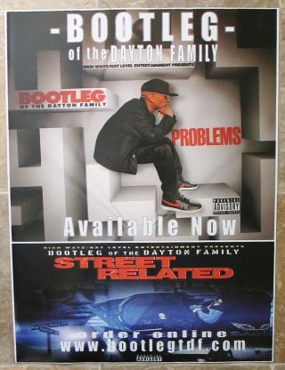 Bootleg Of The Dayton Family Problems Ultra Rare Promo Poster 18 " X 24 "