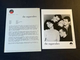 The Sugarcubes ‘life’s Too Good’ 1988 Press Kit - - Photo