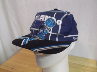 Vtg ORLANDO MAGIC Spalding SnapBack NOS W/ Tags Hat Cap NBA SHAQ & Penny 3