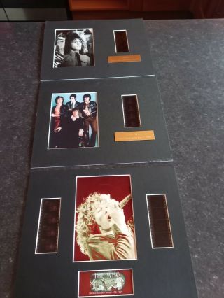 Film Cells/photographs Mounted The Who Roger Daltrey Keith Moon Pete Townshend