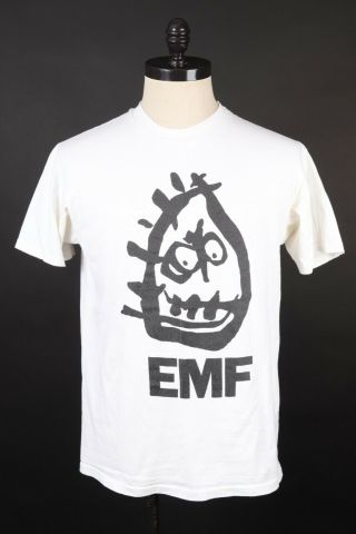 Vintage 90s Emf Stigma North American Tour T - Shirt Single Stitch Usa Mens Xl