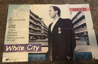 Pete Townshend White City Poster Vintage