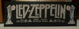 Led Zeppelin Patch Rare Vintage 1980 