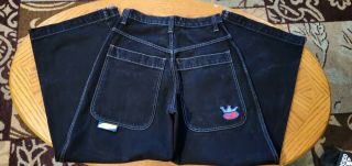 Rare Jnco Jeans Black Denim Twin Cannon 101s