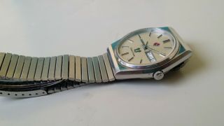 Rado green horse automatic day/date all stainless steel wristwatch for men ' s 6