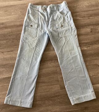 Vintage Levi’s Bush Pants ‘70s Blue Size 36x30