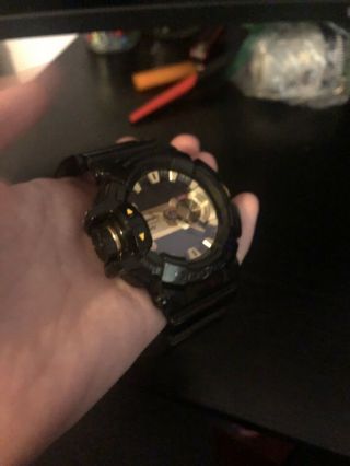 Barely Touched Black And Gold Casio Gshock Gba - 400 Bluetooth Watch