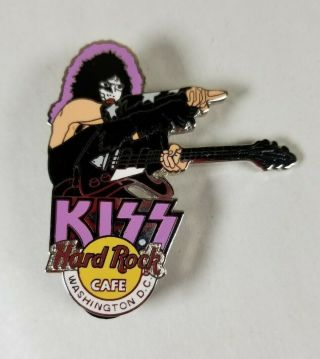 Hard Rock Cafe Washington D.  C.  Pin Kiss Series Paul Stanley 2003 Limited Edition