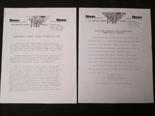 Roger Waters ‘the Wall—berlin’ Two 1990 Press Releases