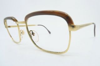 Vintage 60s gold filled Jullien eyeglasses frames mod York size 50 - 22 France 3