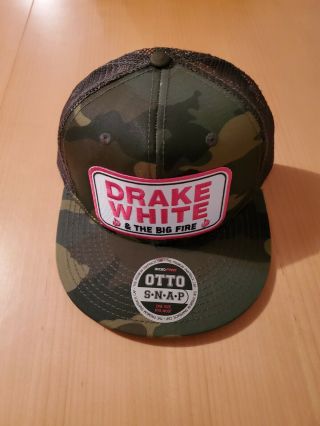 - Drake White & The Big Fire Camo Trucker Hat Baseball Cap Snap Back Country