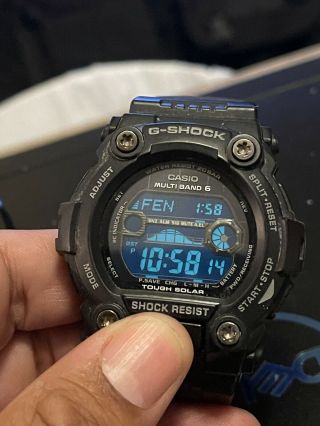 Casio G - Shock Gw7900b - 1 Wrist Watch.  Radio Controlled (atomic) And Solar Powered.