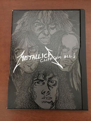 Metallica Cliff Em All Dvd Rare Exc Cond