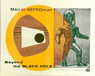 Man Or Astroman? 2001 Promo Poster Punk Surf Garage Cd Lp Estrus Rare