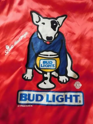 6 Budweiser Satin Jacket Bud Light Spuds Mackenzie Jacket 1980 