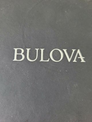 Bulova Silver Dial (96a000) Wrist Watch For Men 