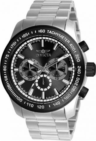 Mens Invicta 21796 Speedway Chronograph Steel Bracelet Watch