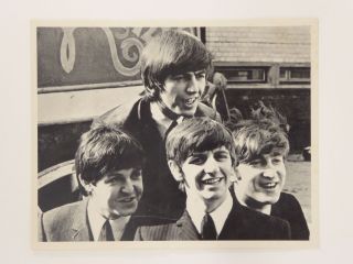 Vintage The Beatles 8x10 Black & White Photo Rare Hard Days Night Paul Mccartney