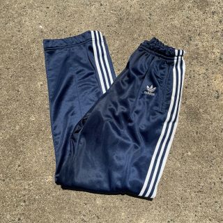 Rare Vtg Adidas Keyrolan Atp Blue 3 Stripes Trefoil Track Suit Pants Usa Made